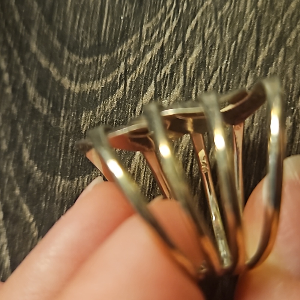 Intertwined Sterling Silver Ring - image 5